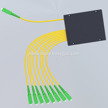 1:8 PLC splitter with SC APC connector